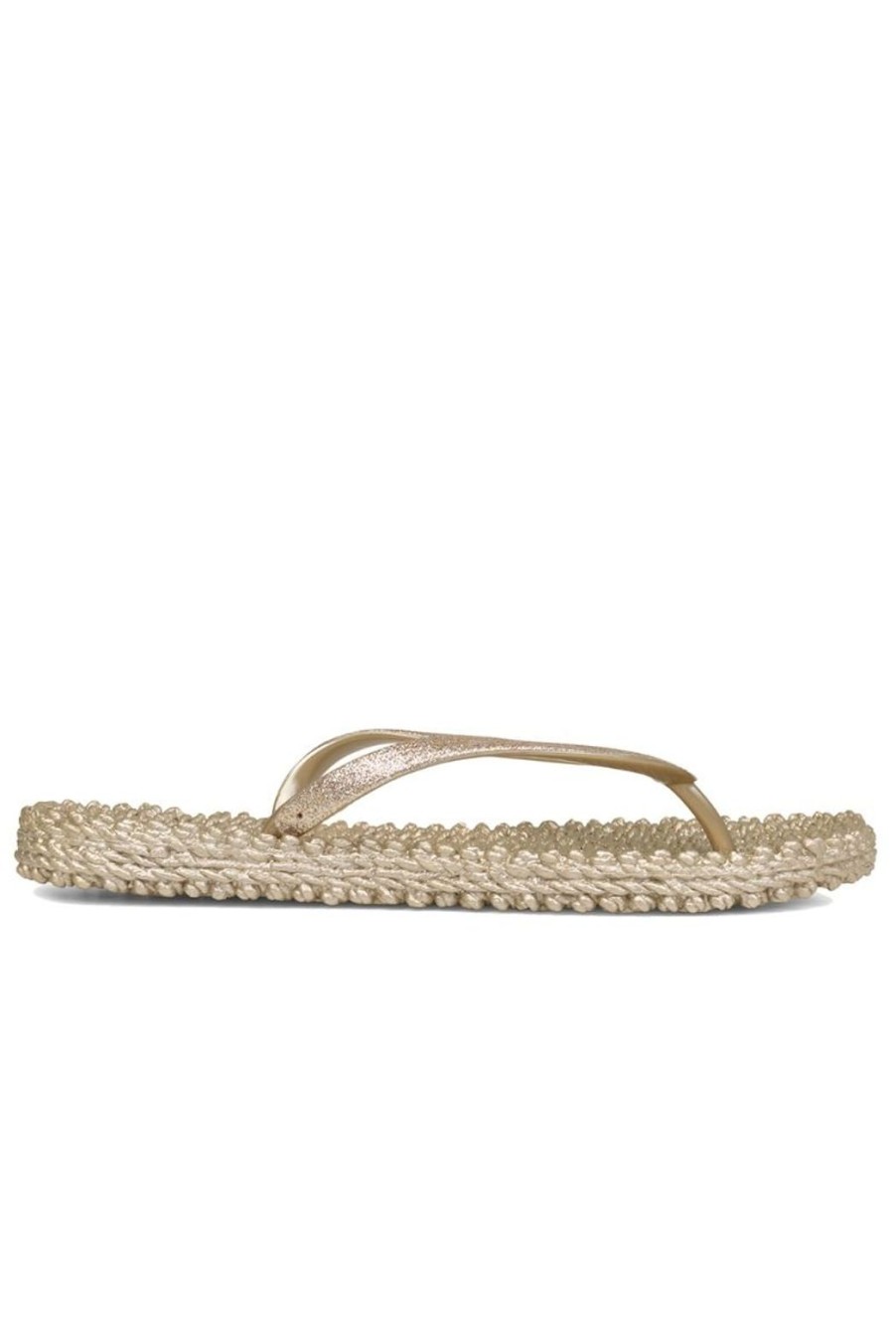 Clothing Ilse Jacobsen | Cheerful Glitter Flip Flops - Platin