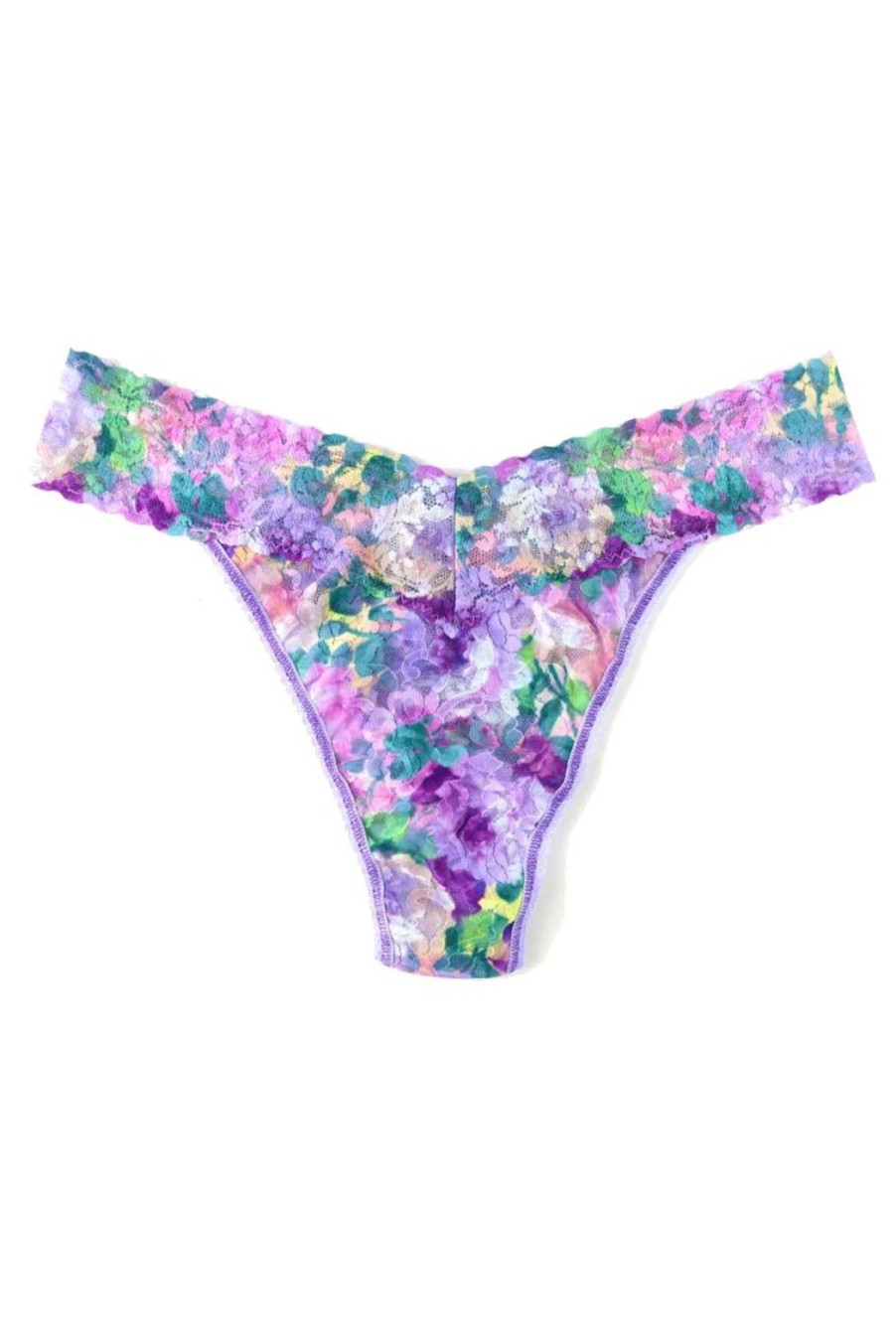 Accessories Hanky Panky | Printed Signature Lace Original Rise Thong - Bathe In Petals