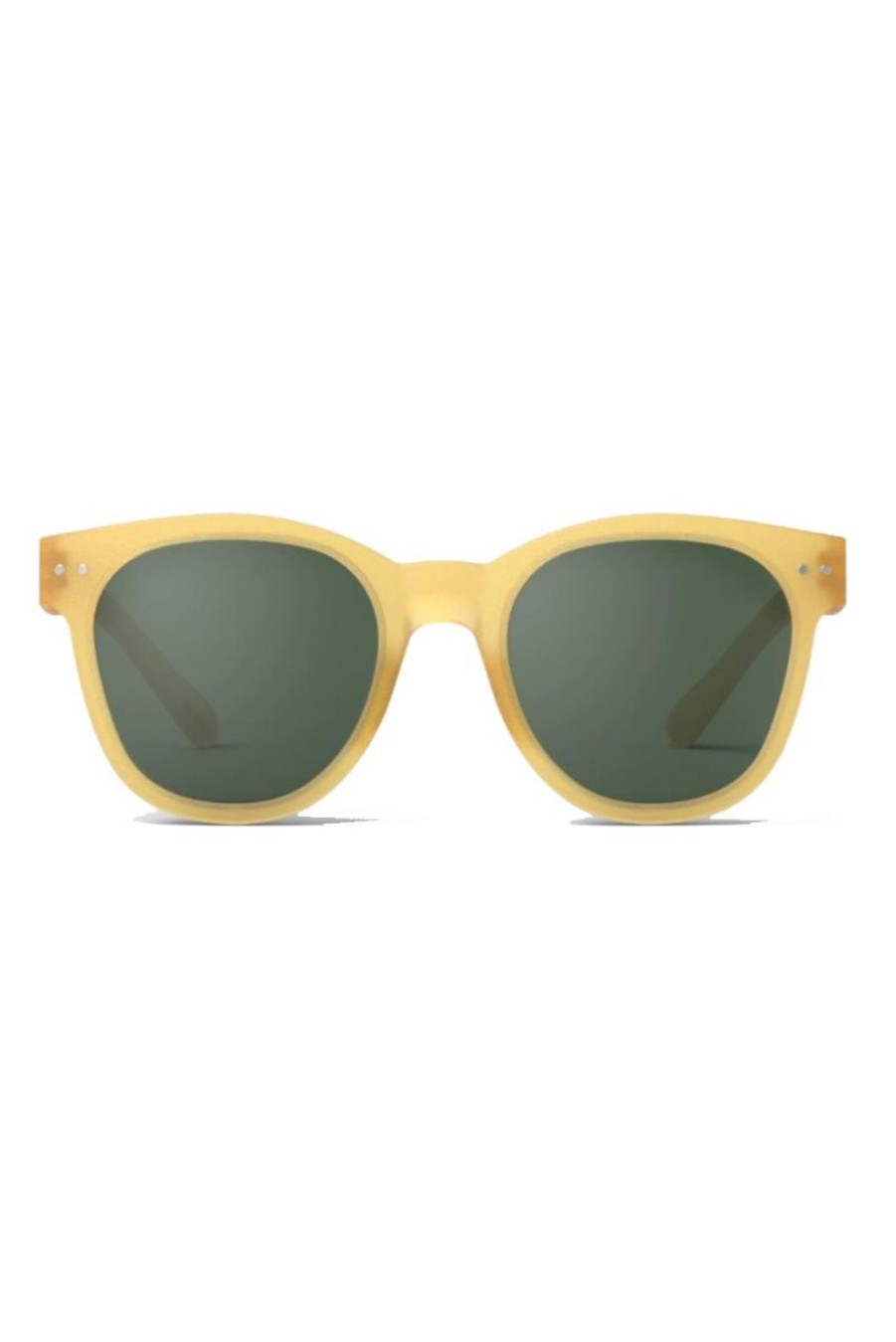 Accessories Izipizi | The Oversized Trapeze Sunglasses #N - Yellow Honey