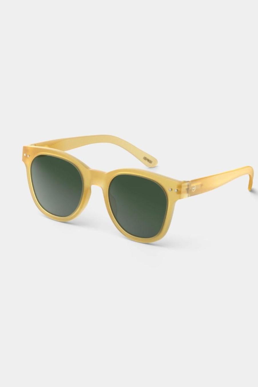 Accessories Izipizi | The Oversized Trapeze Sunglasses #N - Yellow Honey