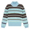 Clothing Paul Smith | Fringe Detail Jumper - Light Blue