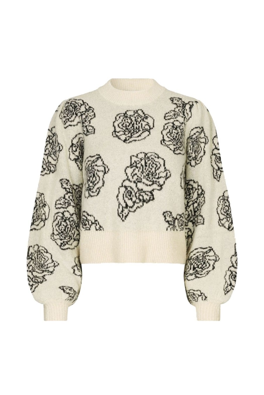 Clothing Baum Und Pferdgarten | Cherika Sweater - Creme Embroidery