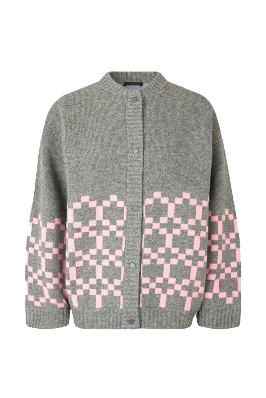 Clothing Stine Goya | Tino Cardigan - Graphic Check